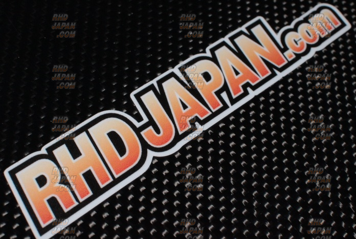 RHDJapan Official Sticker - RHDJAPAN.com Style Metallic Silver Satin